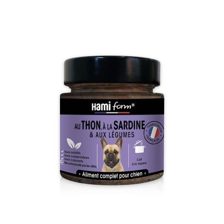 Cuisiné Chien Adulte Au Thon Et à La Sardine – 250 Gr