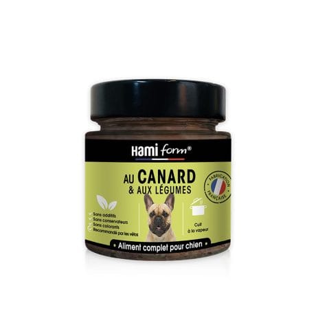 Cuisiné Chien Adulte Au Canard Et Aux Légumes – 250 Gr