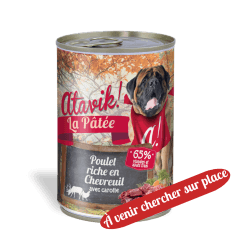 La Pâtée - Poulet riche en Chevreuil 400g
