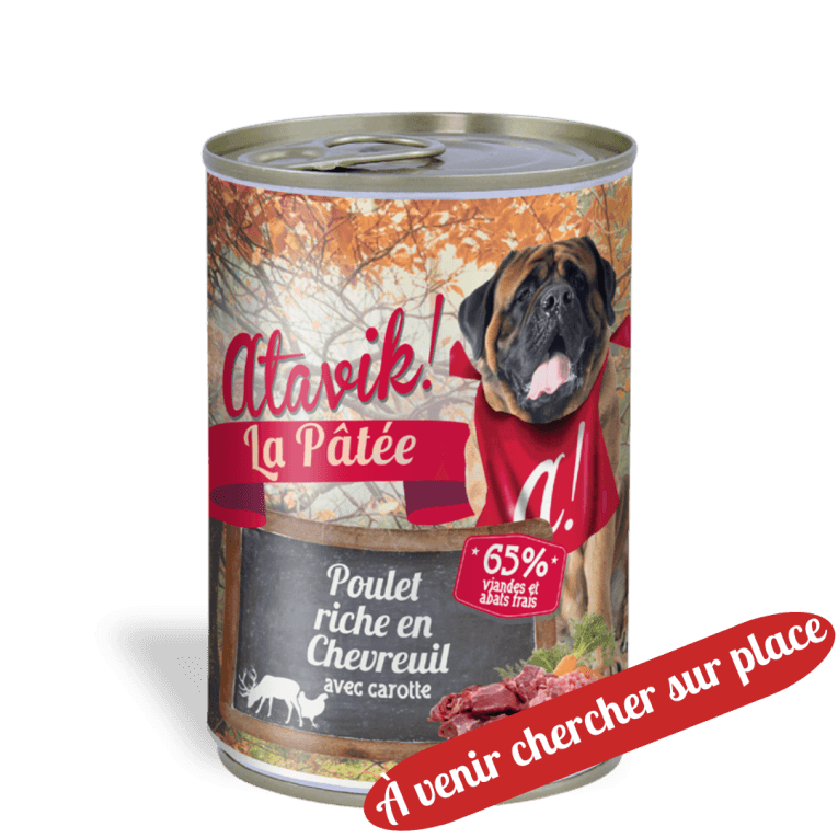 La Pâtée - Poulet riche en Chevreuil