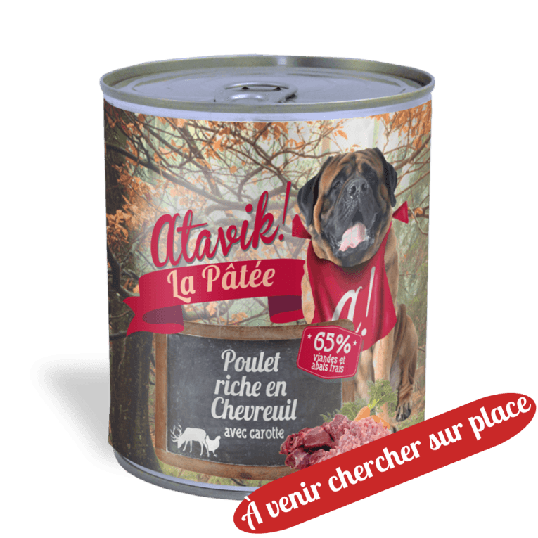 La pâtée riche en chevreuil 800g