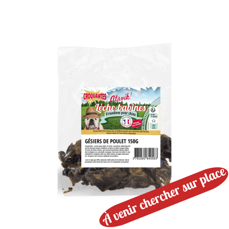 Lèche-Babines – Croquantes Gésiers de poulet 150g