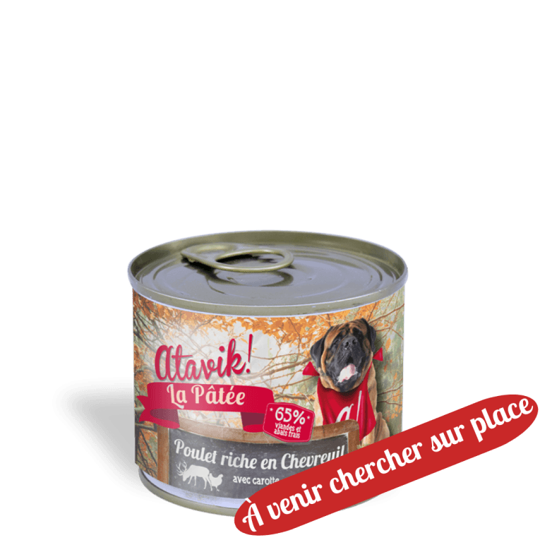 La Pâtée - Poulet riche en Chevreuil