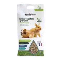 Litière végétale granulés – 10 L