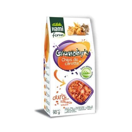 Crunchy’s – chips de carotte pour tous rongeurs