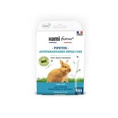 Pipettes antiparasitaires répulsives pour lapin