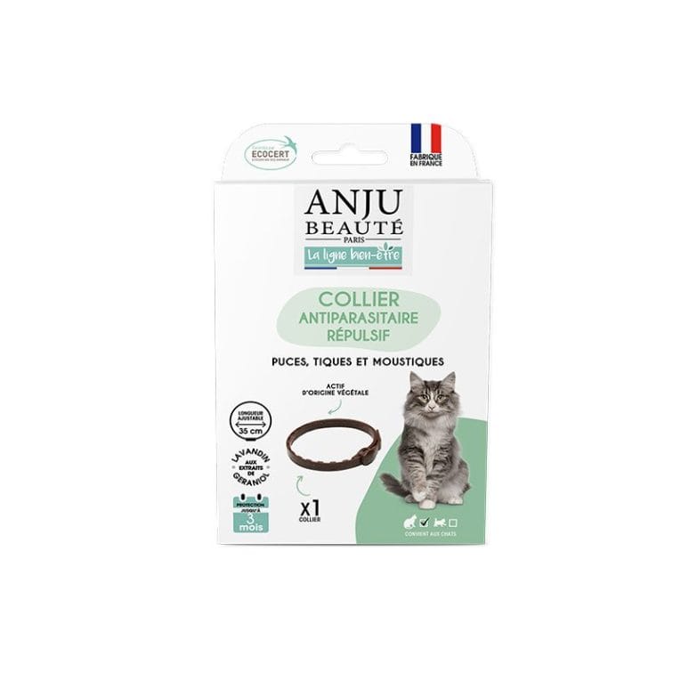 Collier antiparasitaire chat Anju Beauté 2 kg et plus
