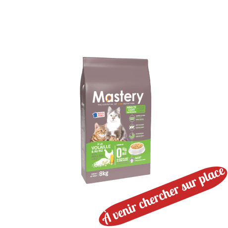 Mastery Chat Adulte Light Stérilisé 8kg