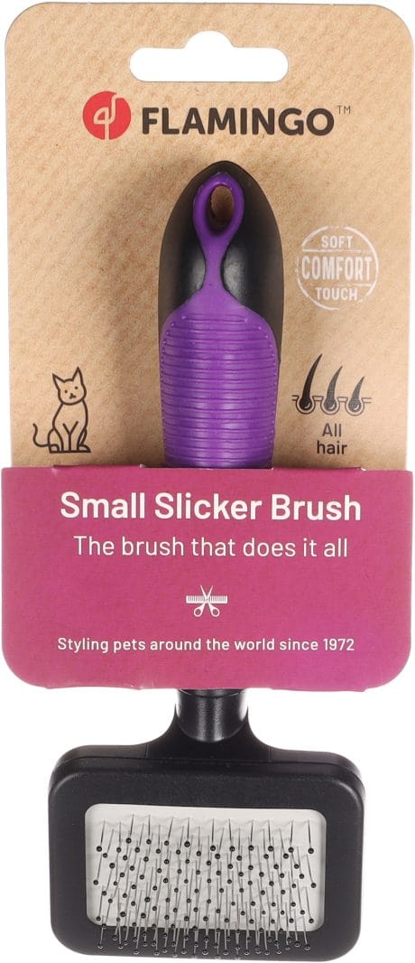 Brosse carde Premium Care pour chats à poils courts et longs