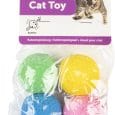 Jouet chat balle mousse Lazio Flamingo pack de 4