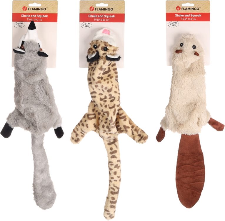Jouet Wild Zoo L Flamingo en peluche multicolore