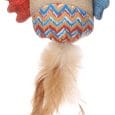 Jouet Robla Hibou Mélange Flamingo avec plumes pour chats