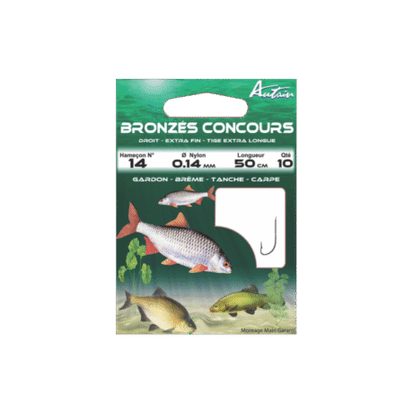 Hameçon montés Bronze concours