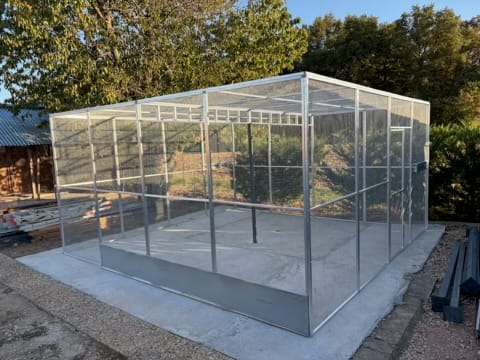 Volière 4x4x2m